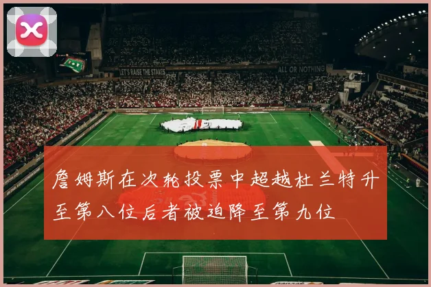 詹姆斯在次轮投票中超越杜兰特升至第八位后者被迫降至第九位